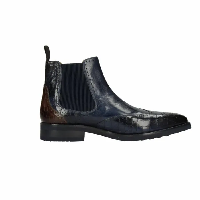 Mens Ankle Boots Melvin and Hamilton Jeff 35 Blue