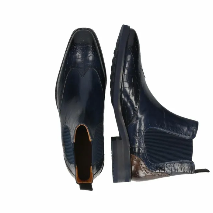 Mens Ankle Boots Melvin and Hamilton Jeff 35 Blue