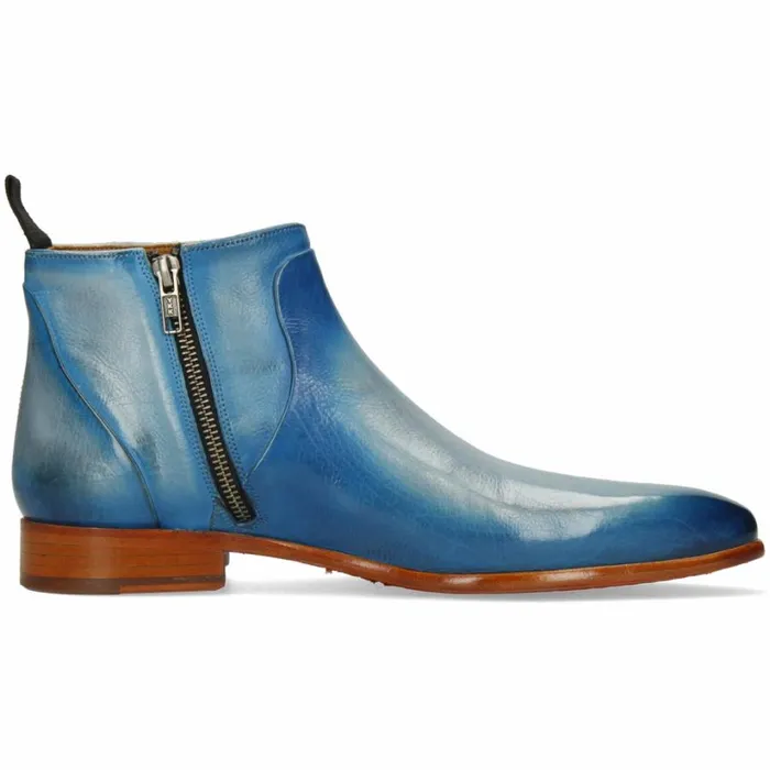 Mens Ankle Boots Melvin and Hamilton Lance 51 Blue
