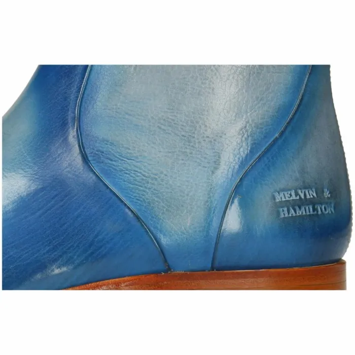 Mens Ankle Boots Melvin and Hamilton Lance 51 Blue