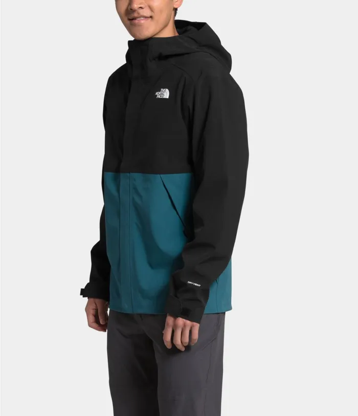 Mens Apex Flex DryVent Jacket Mallard Bluetnf Black The North Face Windbreakers