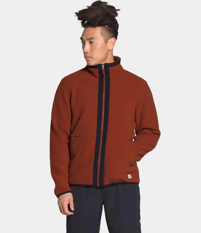 Mens Carbondale Full Zip Brandy Brownaviator Navy The North Face Fleece