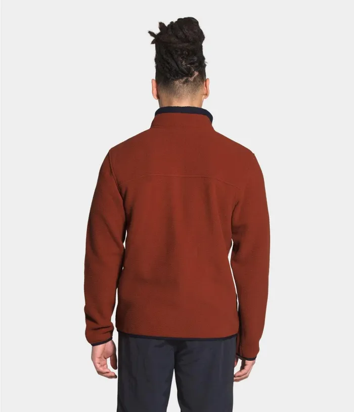 Mens Carbondale Full Zip Brandy Brownaviator Navy The North Face Fleece