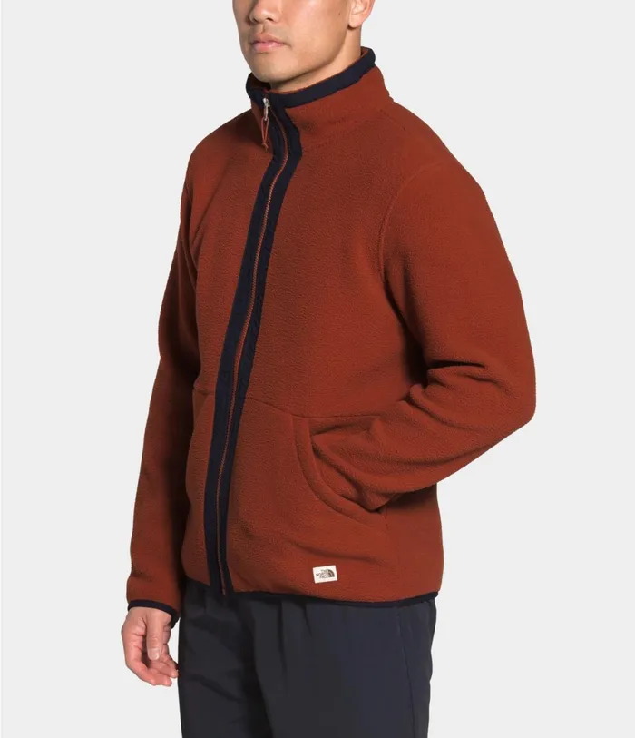 Mens Carbondale Full Zip Brandy Brownaviator Navy The North Face Fleece