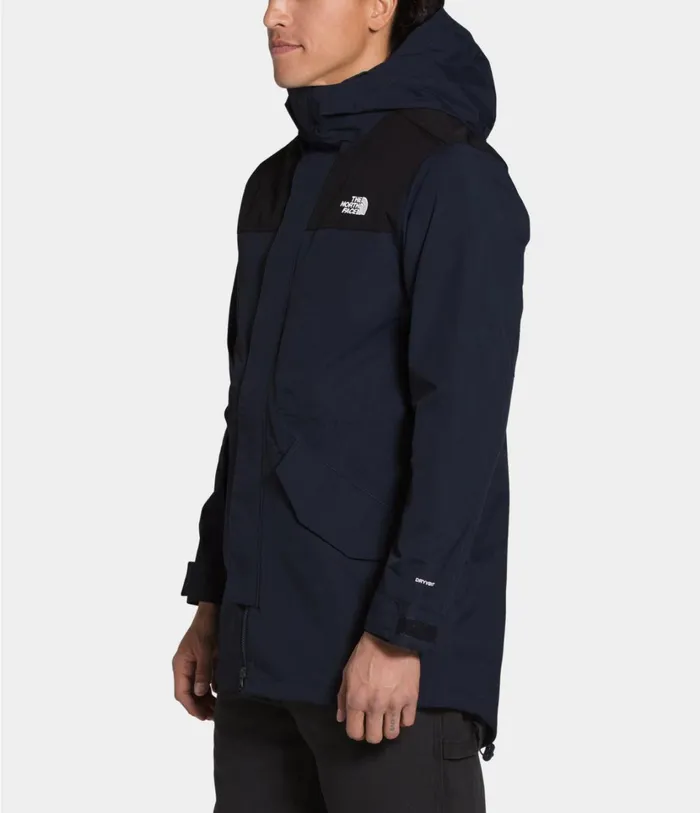 Mens City Breeze Rain Parka Aviator Navytnf Black The North Face Rainwear