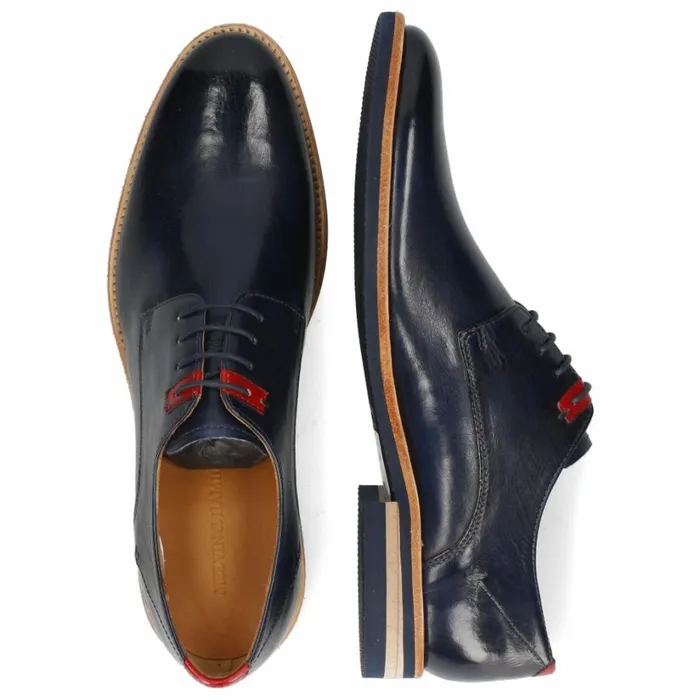 Mens Derbies Melvin and Hamilton Clint 1 Blue