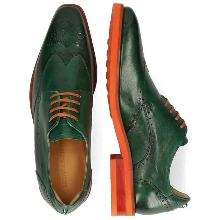 Mens Derbies Melvin and Hamilton Dave 2 Green