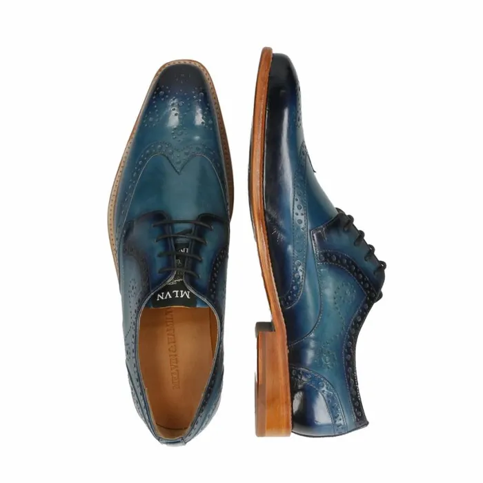 Mens Derbies Melvin and Hamilton Dylan 2 Blue