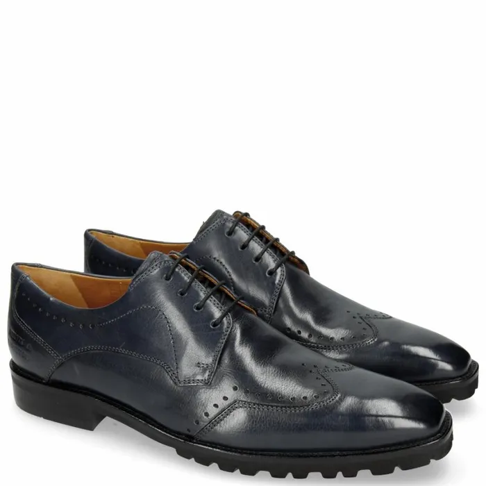 Mens Derbies Melvin and Hamilton Emil 3 Blue