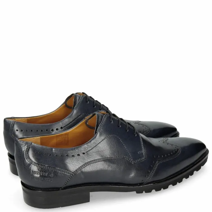 Mens Derbies Melvin and Hamilton Emil 3 Blue