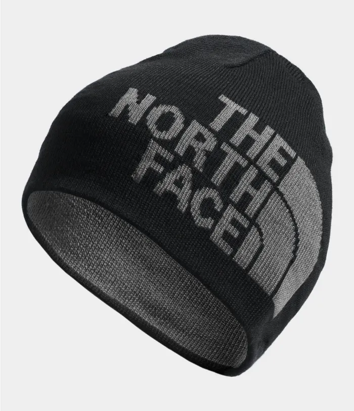 Mens Highline Beanie Tnf Blacktnf Medium Grey Heather The North Face Beanies and Scarves