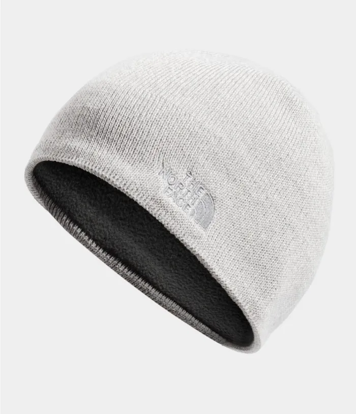Mens Jim Beanie Tnf Light Grey Heather The North Face Beanies and Scarves
