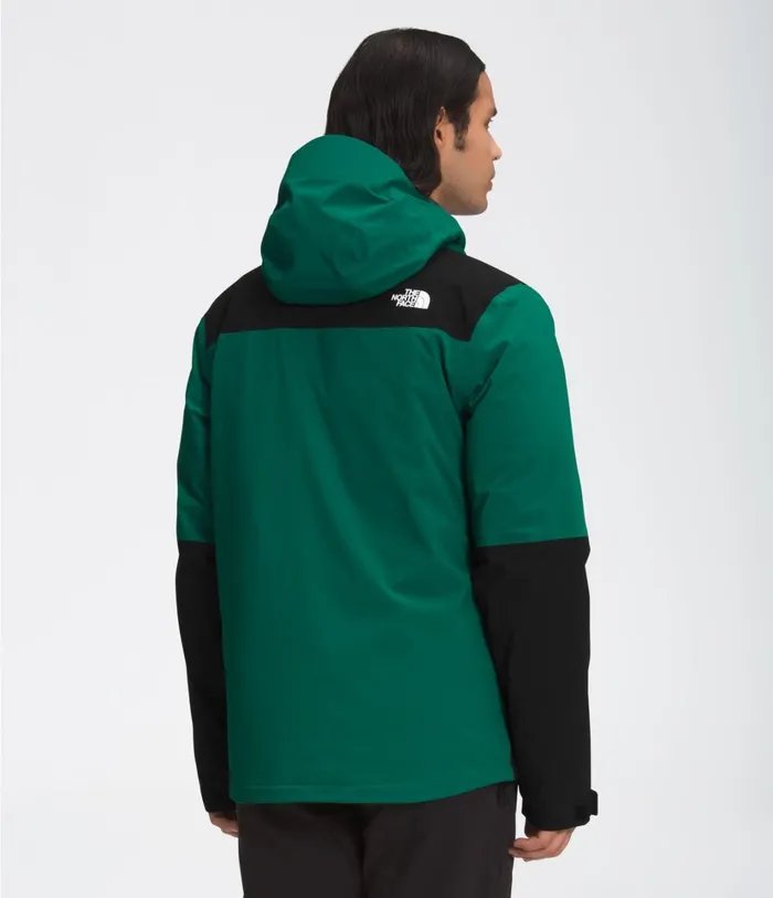 Mens Mountain Light FL Triclimate Jacket Blackasphalt Greycedar Tan The North Face Insulated and Down Jackets