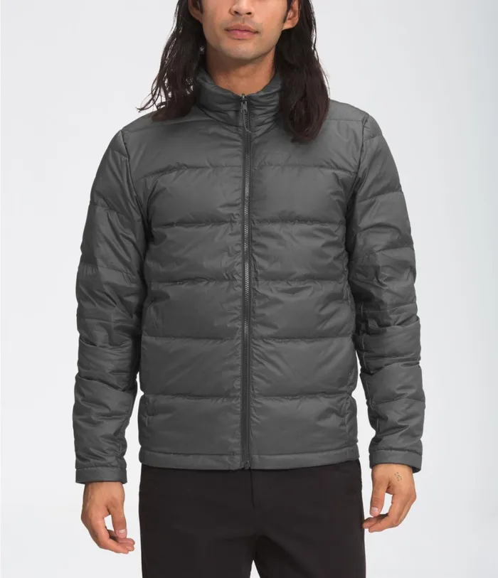 Mens Mountain Light FL Triclimate Jacket Blackasphalt Greycedar Tan The North Face Insulated and Down Jackets