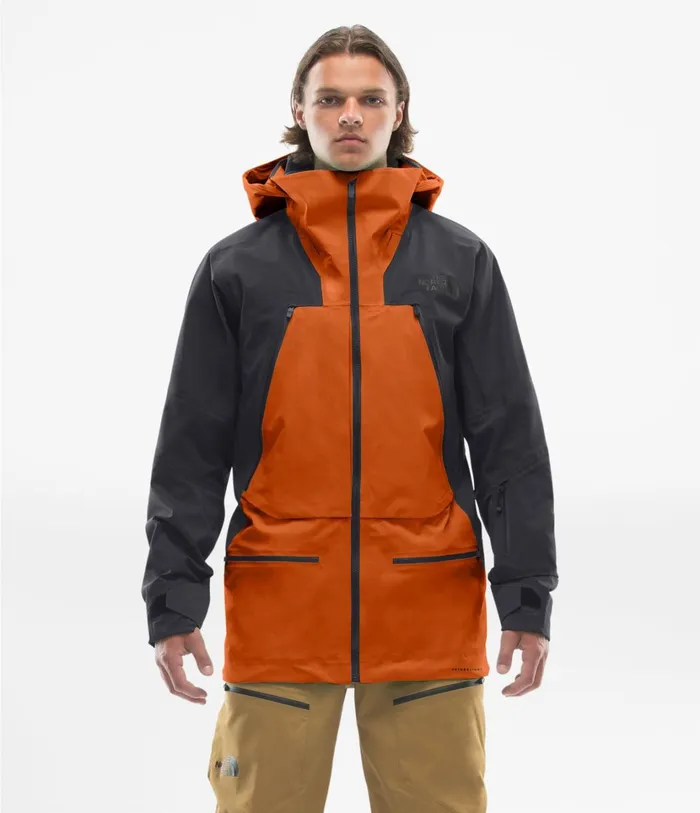 Mens Purist FUTURELIGHT Jacket Papaya Orangeweathered Black The North Face Snow