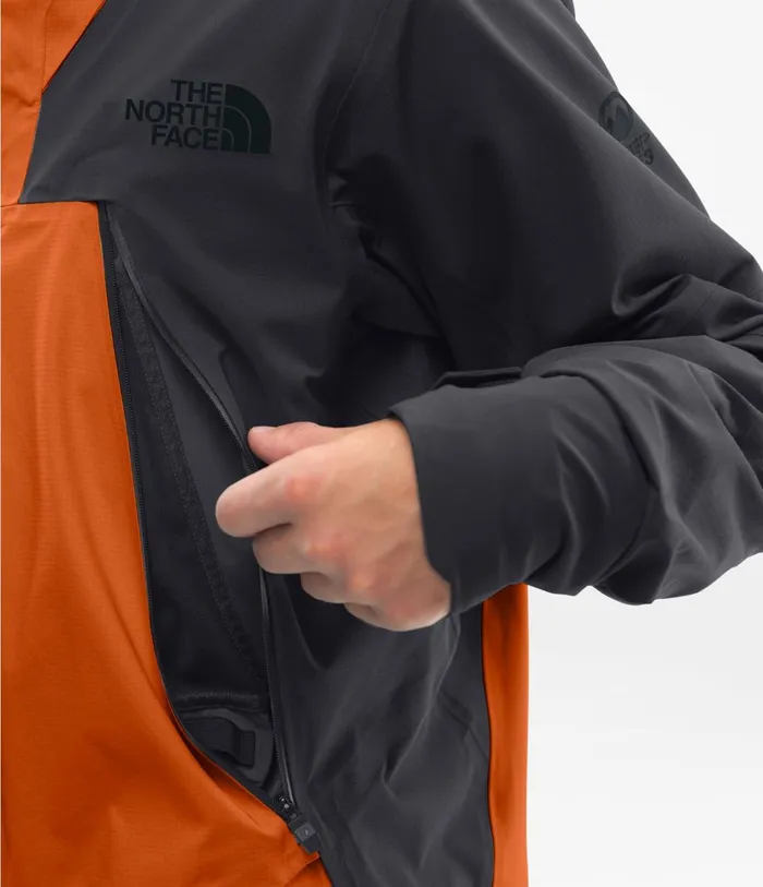 Mens Purist FUTURELIGHT Jacket Papaya Orangeweathered Black The North Face Snow