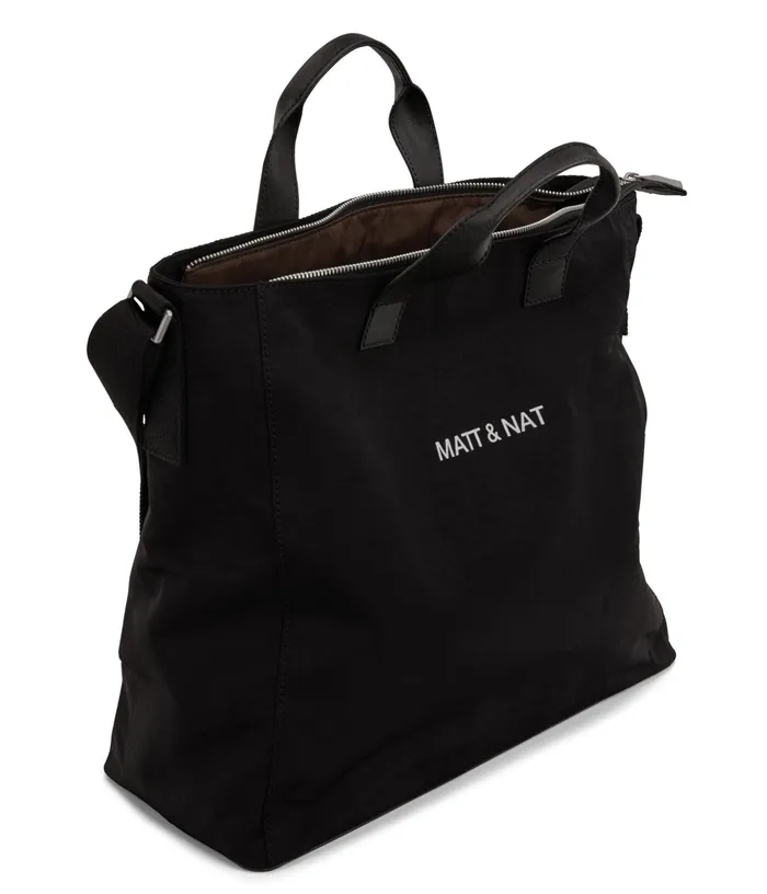 MensWomen Kiva Vegan Tote Bag 8211 Oam Black Matt and Nat Totes MensWomen Kiva Vegan Tote Bag 8211 Oam Black Matt and Nat Totes