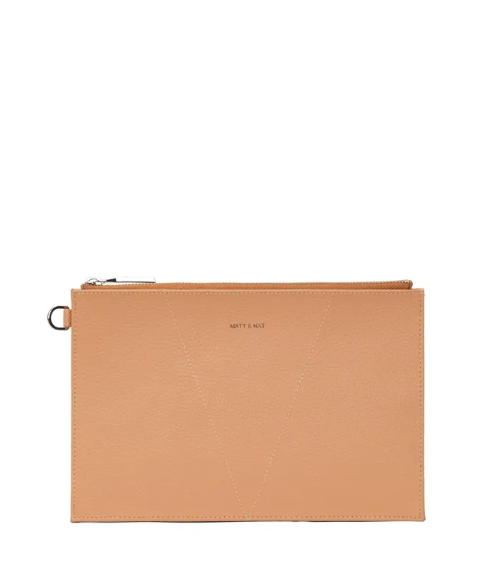 MensWomen Taika Vegan Pouch Wallet 8211 Purity Melon Matt and Nat Wallets