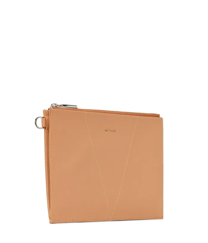 MensWomen Taika Vegan Pouch Wallet 8211 Purity Melon Matt and Nat Wallets