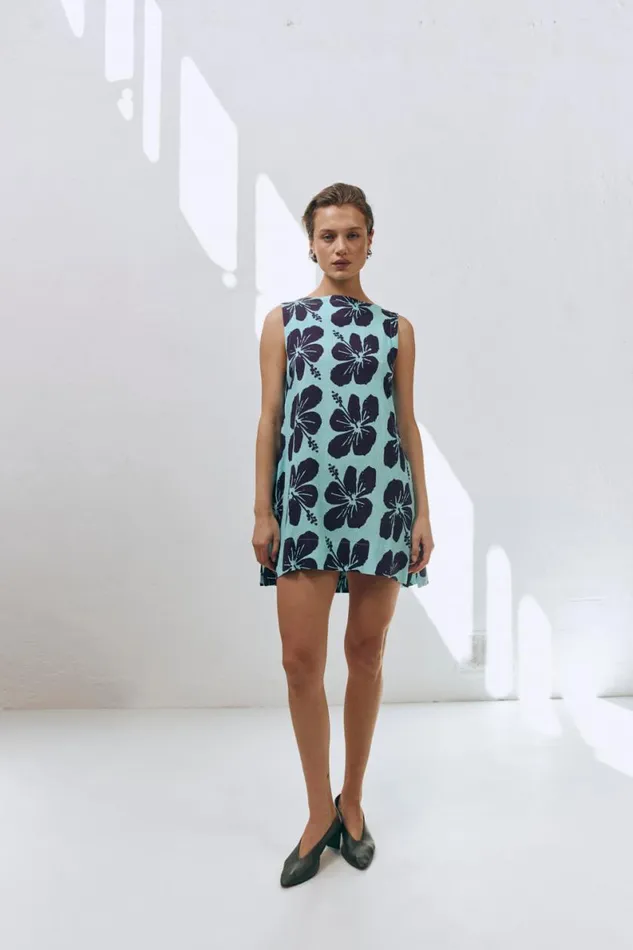 Mini Dresses Women VRG GRL Aftersun Mini Dress Tropicana Mini Dresses Women VRG GRL Aftersun Mini Dress Tropicana