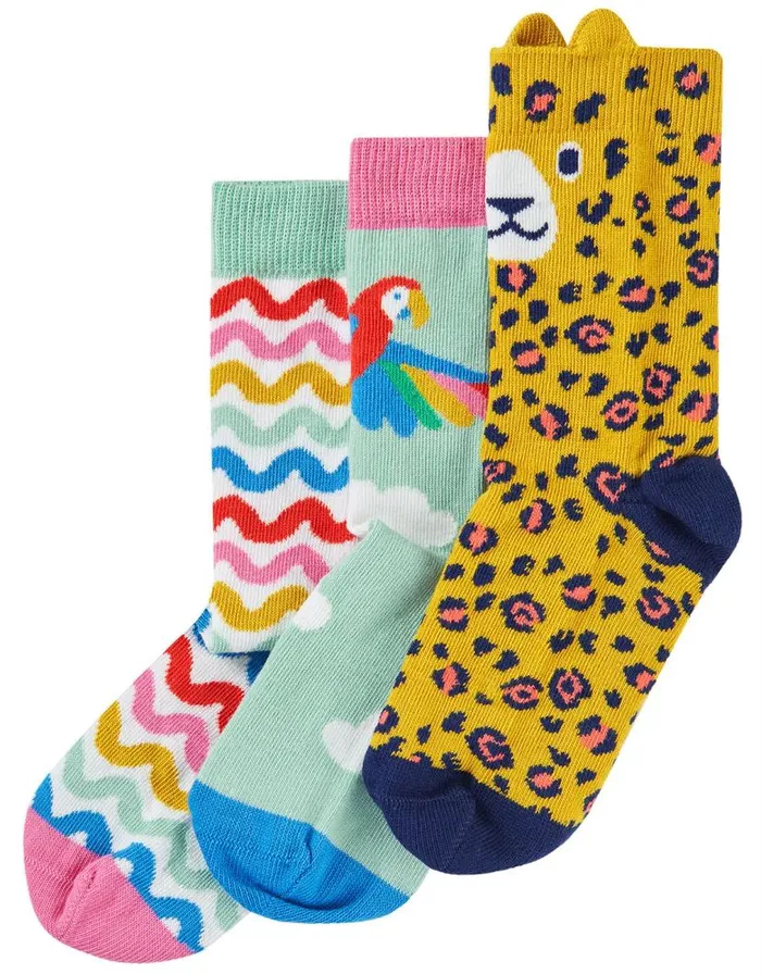 Monsoon 3Pack Frugi Print Socks Multi Children Girls039 Tights and Socks Monsoon 3Pack Frugi Print Socks Multi Children Girls039 Tights and Socks