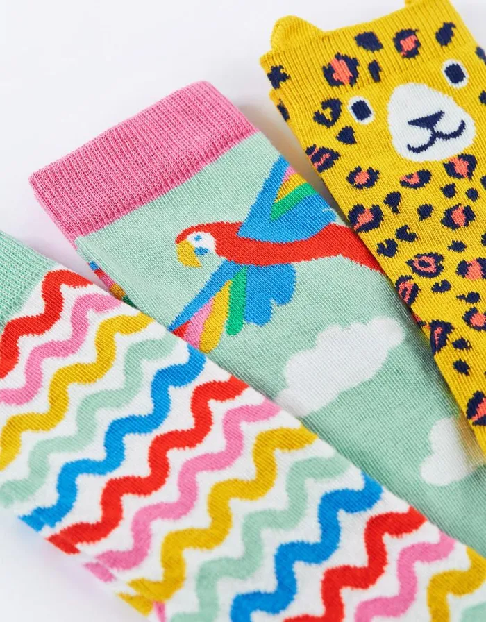 Monsoon 3Pack Frugi Print Socks Multi Children Girls039 Tights and Socks Monsoon 3Pack Frugi Print Socks Multi Children Girls039 Tights and Socks