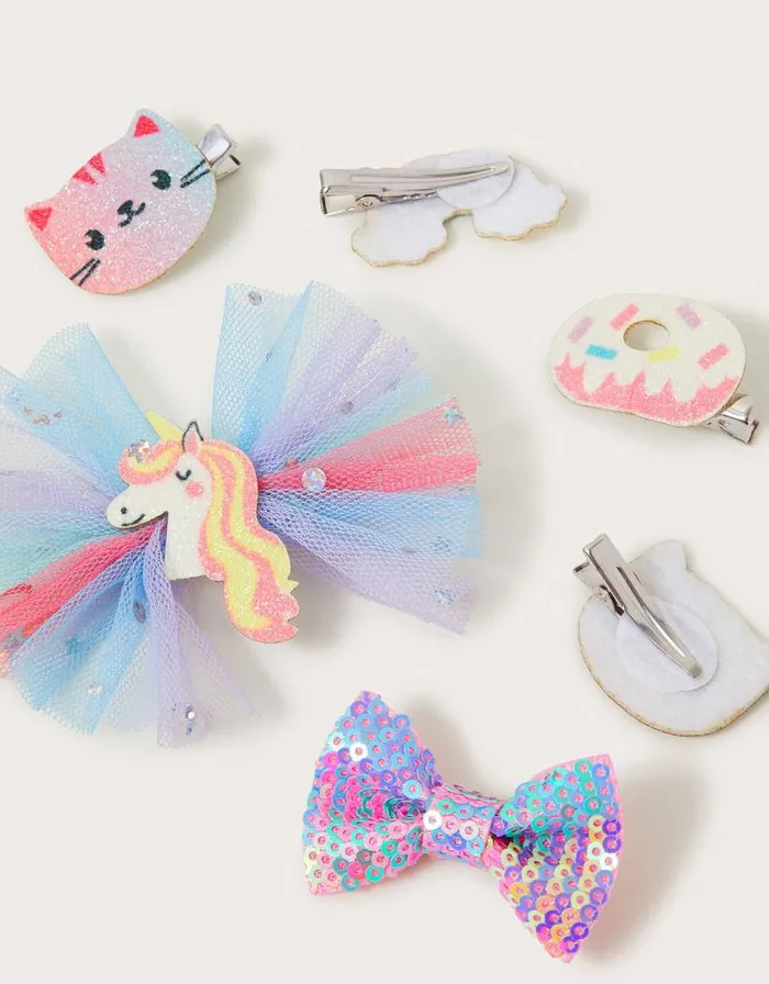 Monsoon 6Pack Novelty Hair Clips Children Girls039 Hair Accessories Monsoon 6Pack Novelty Hair Clips Children Girls039 Hair Accessories