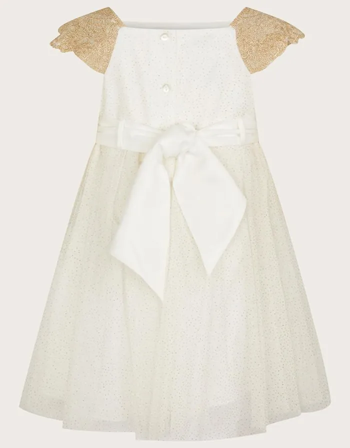 Monsoon Baby Estella Dress Gold Children Dresses Monsoon Baby Estella Dress Gold Children Dresses