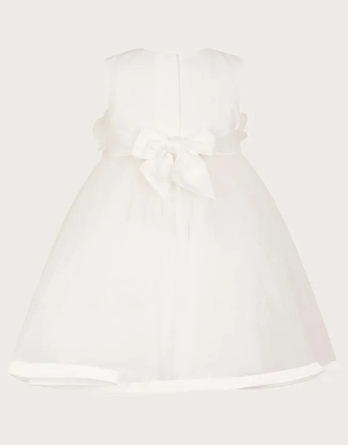Monsoon Baby Rosanna 3D Christening Dress Ivory Children Dresses Monsoon Baby Rosanna 3D Christening Dress Ivory Children Dresses