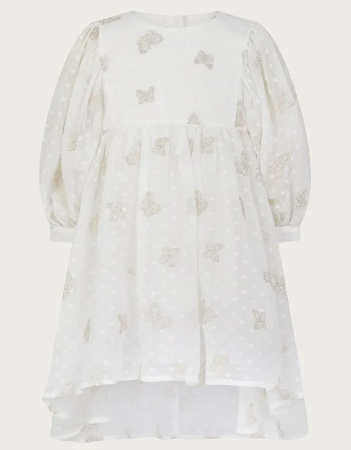 Monsoon Baby Sundance Tunic Dress Cream Children Partywear