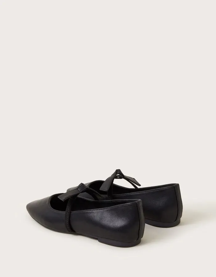Monsoon Betty Ballet Flats Black Women Sandals Monsoon Betty Ballet Flats Black Women Sandals