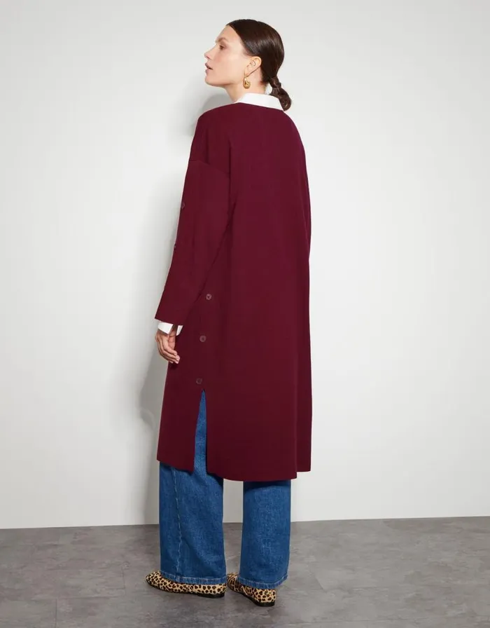 Monsoon Bo Button Detail Longline Cardigan Women Tops and Blouses Monsoon Bo Button Detail Longline Cardigan Women Tops and Blouses