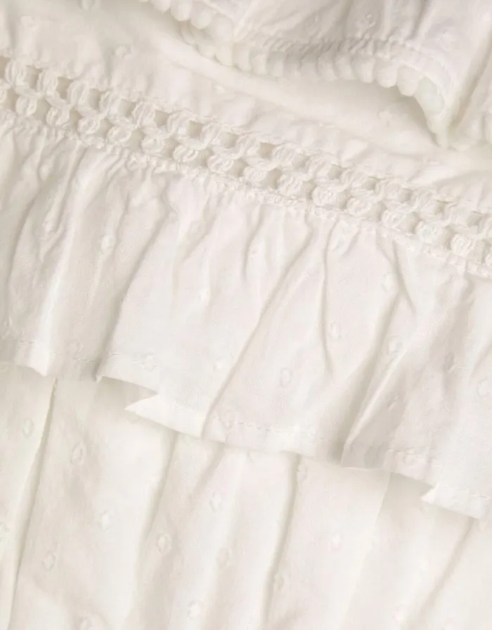 Monsoon Boutique Dobby Top Ivory Children Tops and Tshirts Monsoon Boutique Dobby Top Ivory Children Tops and Tshirts