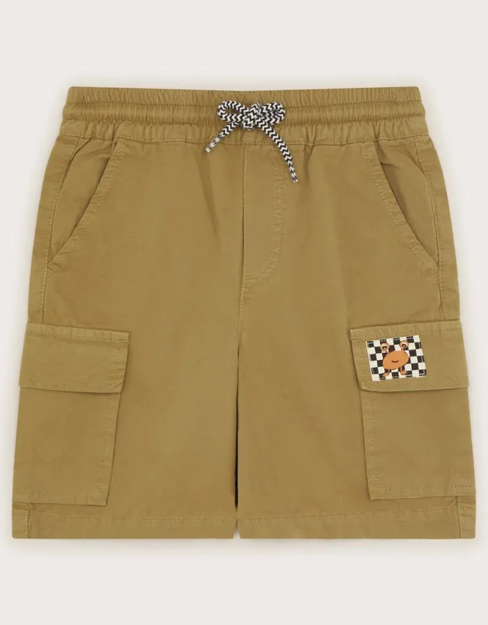 Monsoon Cargo Pocket Shorts Natural Children Casualwear Collection