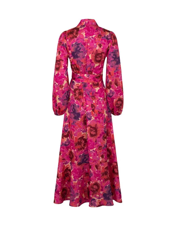 Monsoon Crs Floral Wrap Dress Pink Women Occasion Dresses Monsoon Crs Floral Wrap Dress Pink Women Occasion Dresses