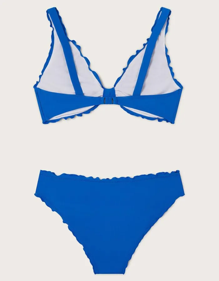 Monsoon Frill Bikini Set Blue Children Beachwear and Swimwear Monsoon Frill Bikini Set Blue Children Beachwear and Swimwear