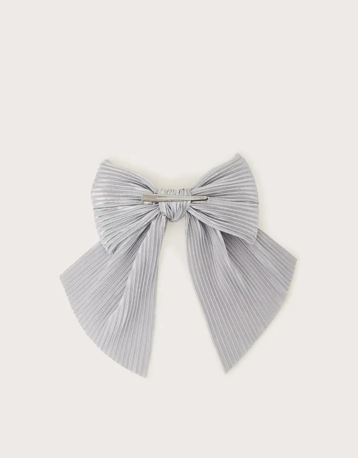 Monsoon Metallic Plisse Bow Hair Clip Children Girls039 Hair Accessories Monsoon Metallic Plisse Bow Hair Clip Children Girls039 Hair Accessories
