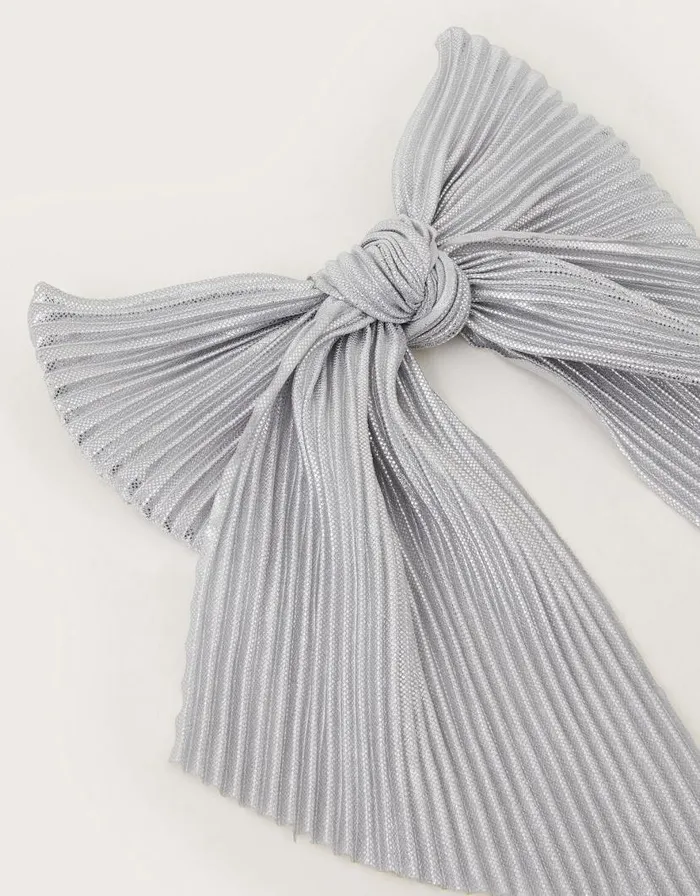 Monsoon Metallic Plisse Bow Hair Clip Children Girls039 Hair Accessories Monsoon Metallic Plisse Bow Hair Clip Children Girls039 Hair Accessories