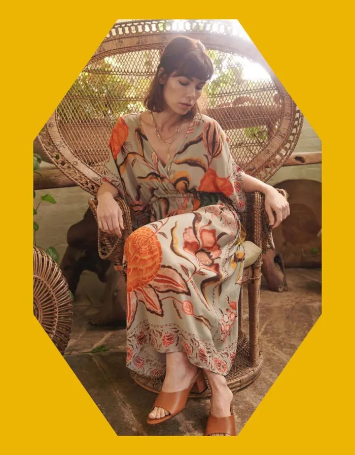 Monsoon One Hundred Stars Print Tie Dress Women Day Dresses