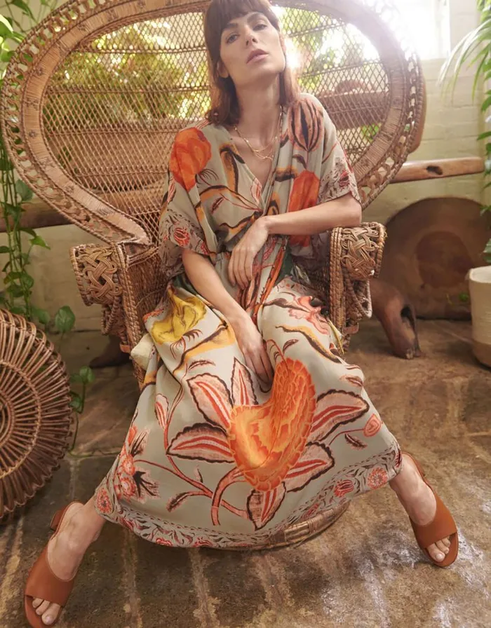 Monsoon One Hundred Stars Print Tie Dress Women Day Dresses Monsoon One Hundred Stars Print Tie Dress Women Day Dresses
