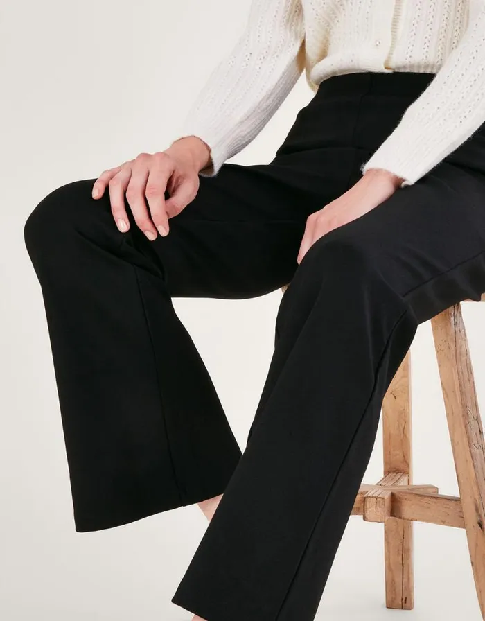 Monsoon Petra Ponte Trousers Black Women Trousers and Jeans Monsoon Petra Ponte Trousers Black Women Trousers and Jeans