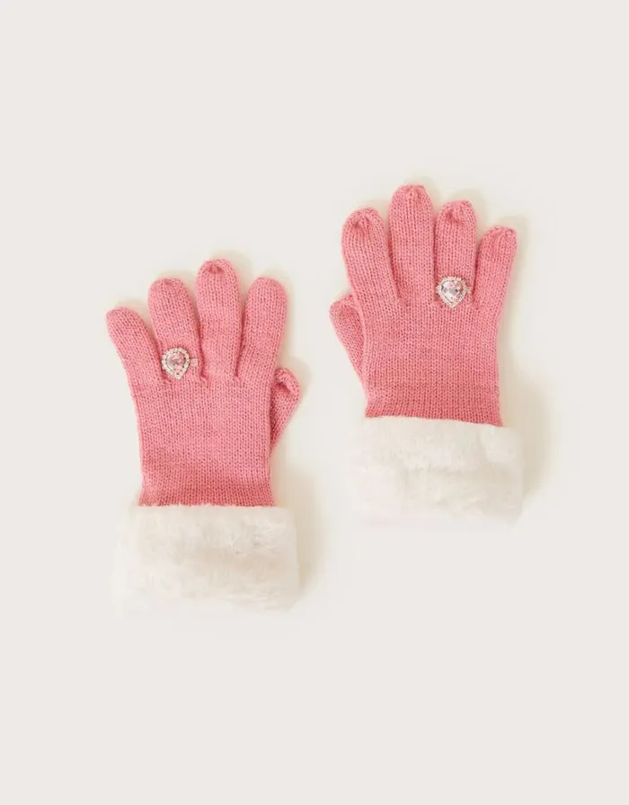 Monsoon Ring Gloves Pink Children Hats and Sunglasses