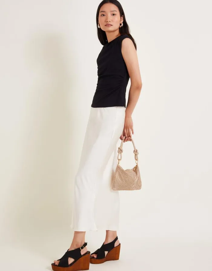Monsoon Sandy Slash Cami Top Black Women Tops and Blouses Monsoon Sandy Slash Cami Top Black Women Tops and Blouses