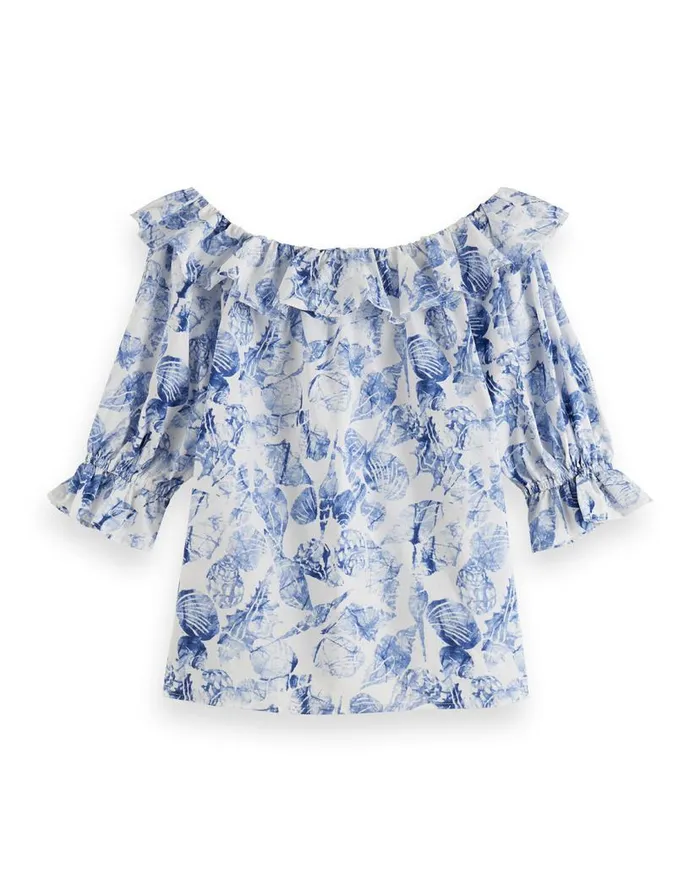 Monsoon Scotch And Soda OffShoulder Top Blue Women Tops and Blouses Monsoon Scotch And Soda OffShoulder Top Blue Women Tops and Blouses