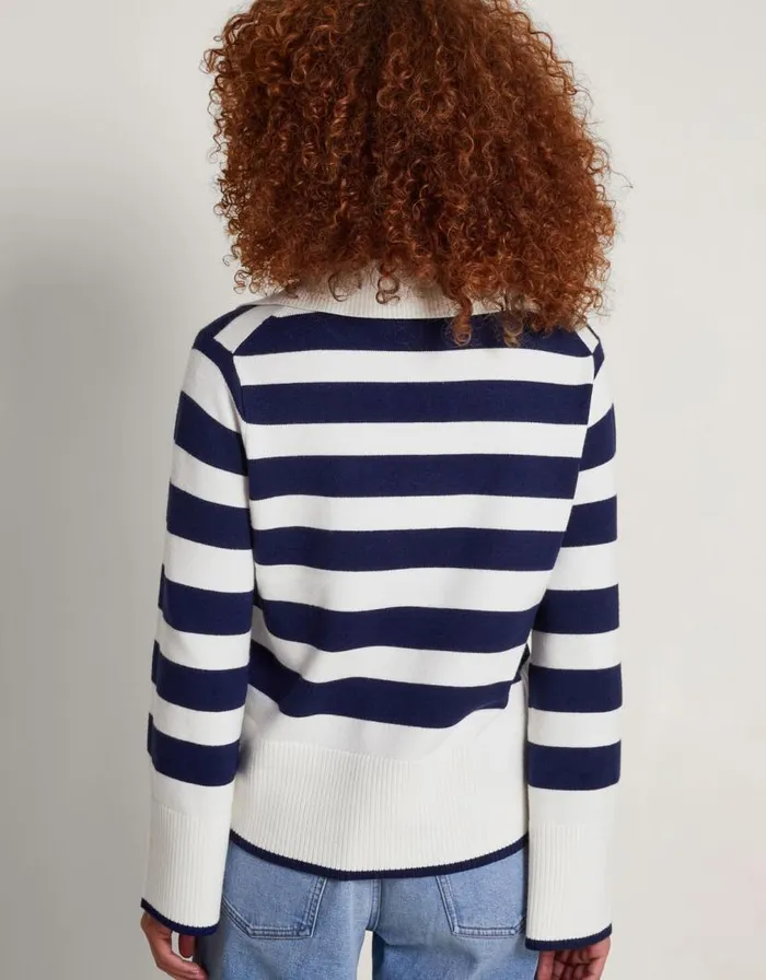 Monsoon Shay Stripe Jumper Ivory Women Tops and Blouses Monsoon Shay Stripe Jumper Ivory Women Tops and Blouses