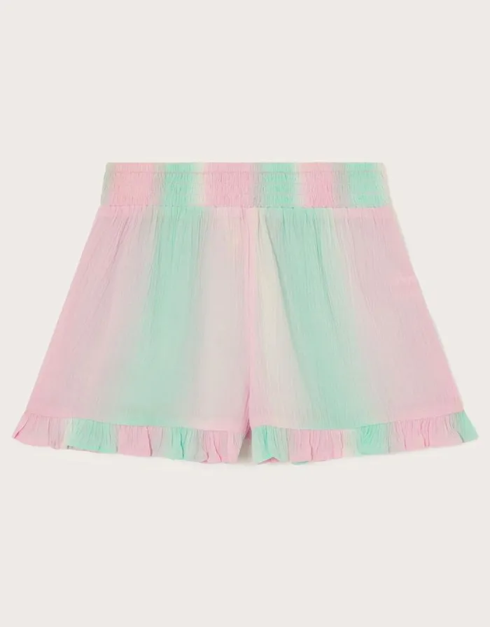 Monsoon Tie Dye Shorts Purple Children Beachwear and Swimwear