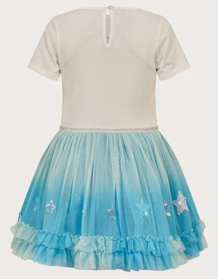 Monsoon Unicorn Disco Dress Blue Children Dresses Monsoon Unicorn Disco Dress Blue Children Dresses