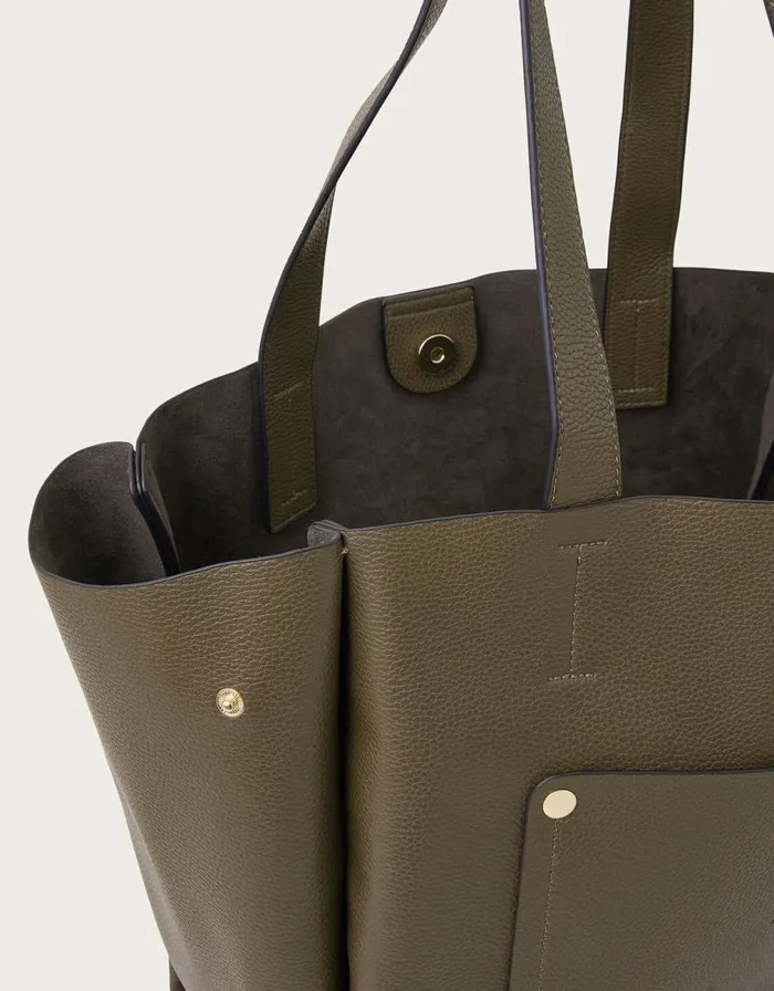 Monsoon Zoe Pocket Tote Bag Green Women Bags and Purses Monsoon Zoe Pocket Tote Bag Green Women Bags and Purses