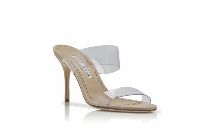 Mules Women Manolo Blahnik SCOLTOClear ECO PVC Open Toe Mules Mules Women Manolo Blahnik SCOLTOClear ECO PVC Open Toe Mules