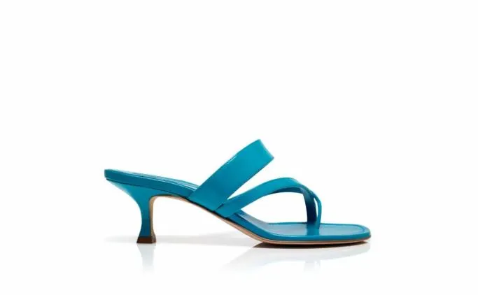 Mules Women Manolo Blahnik SUSATurquoise Patent Leather Mules Mules Women Manolo Blahnik SUSATurquoise Patent Leather Mules